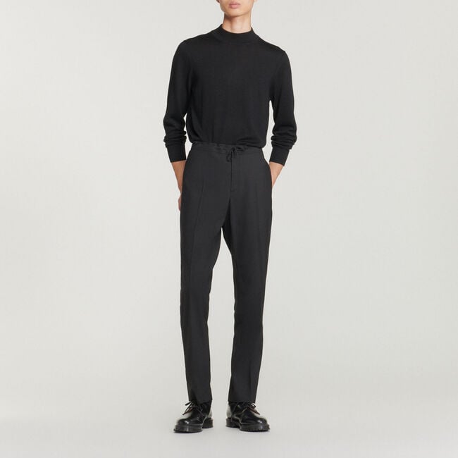 Trousers with elasticated waist