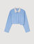 Overhemdblouse kort gestreept
