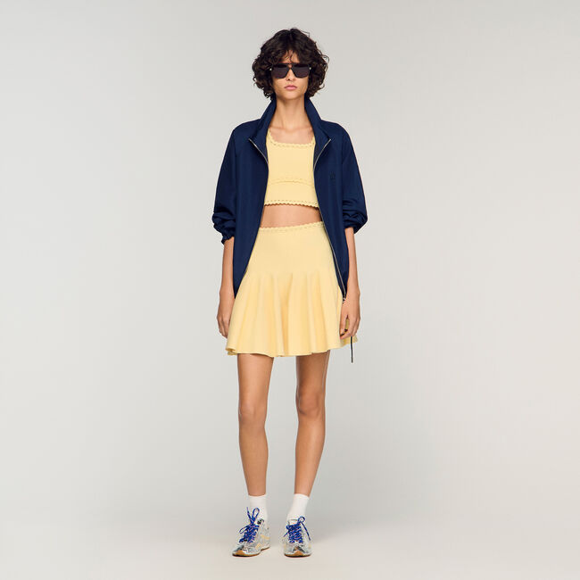 Korte tricot skaterrok