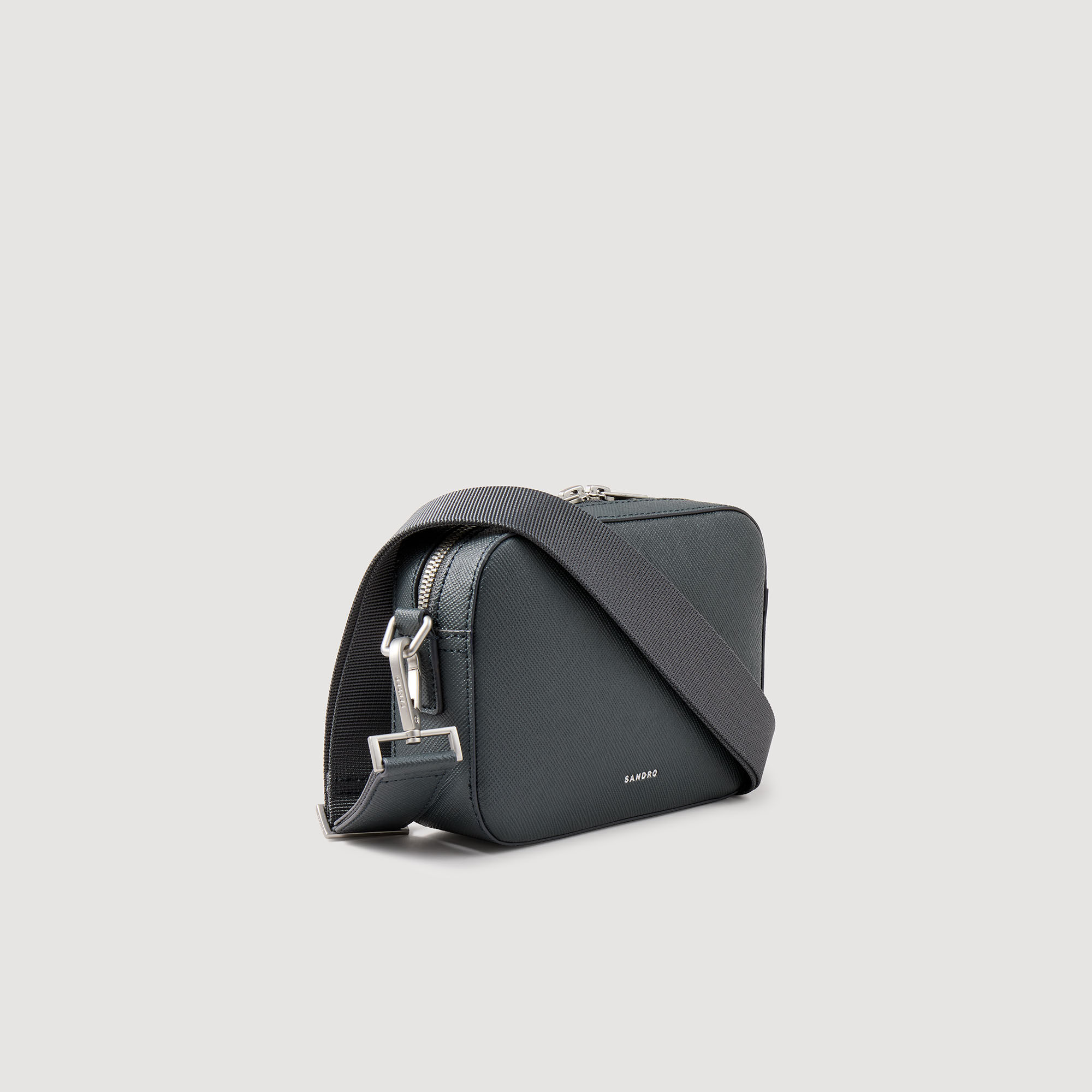 Kleine tas van gereconstrueerd leer