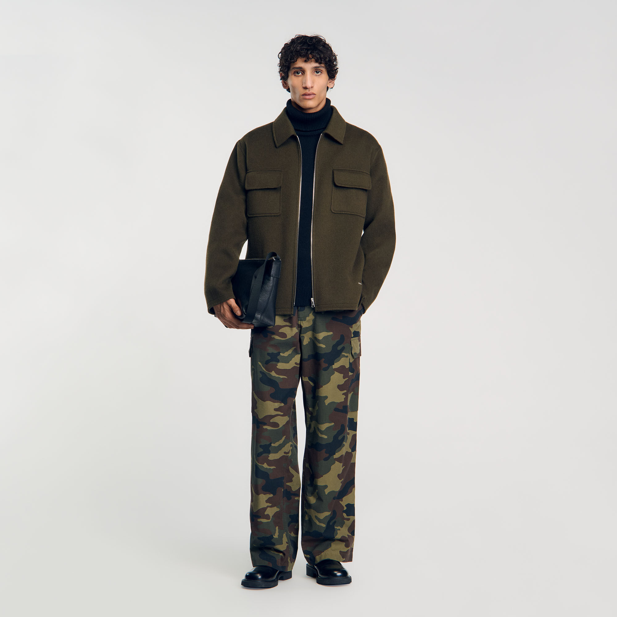 Overshirt met ritssluiting