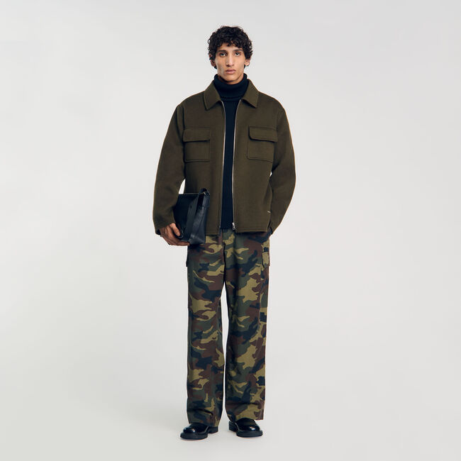 Overshirt met ritssluiting