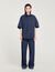 Overhemdblouse met stras en stropdas