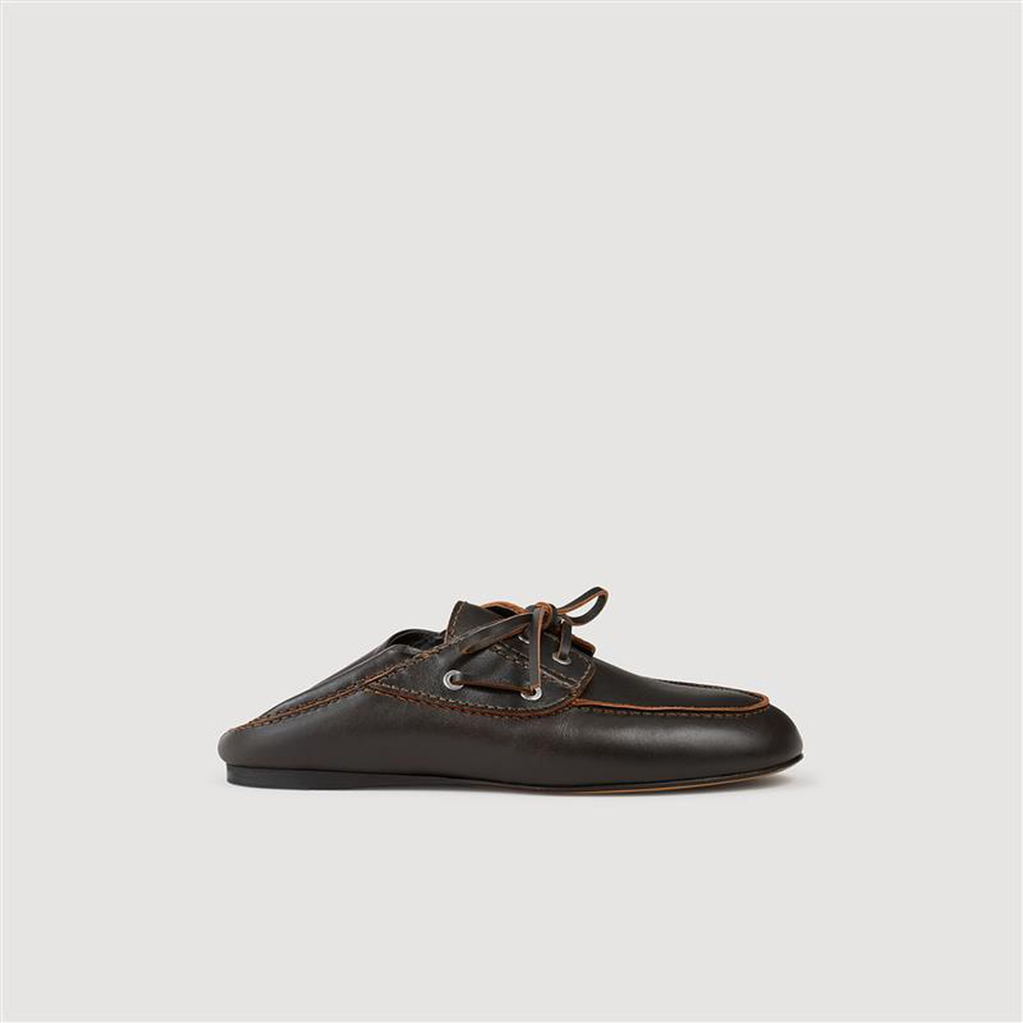 Leren mocassins