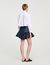 Korte overhemdblouse met strik