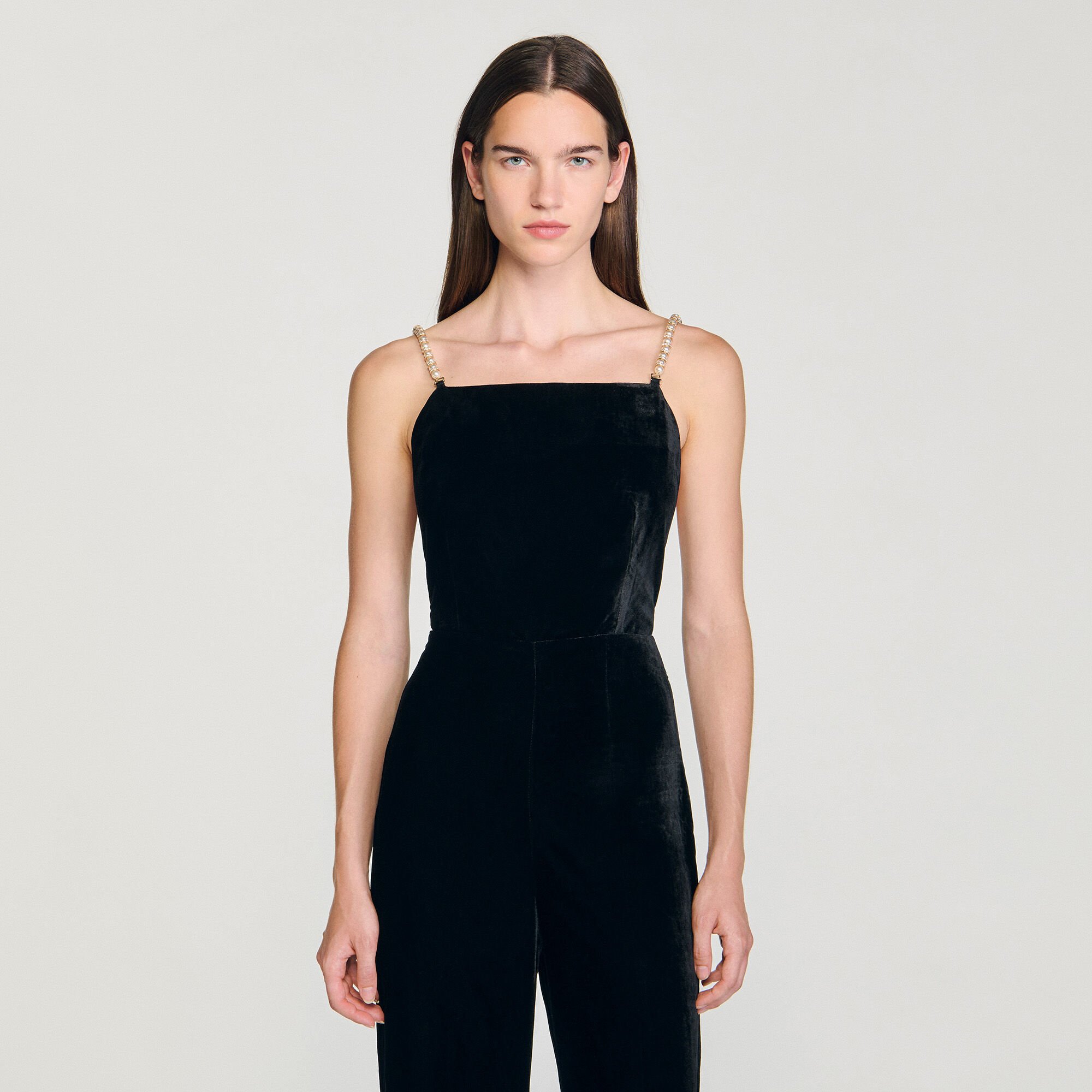 Fluwelen jumpsuit