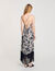 Lange jurk met bloemenprint