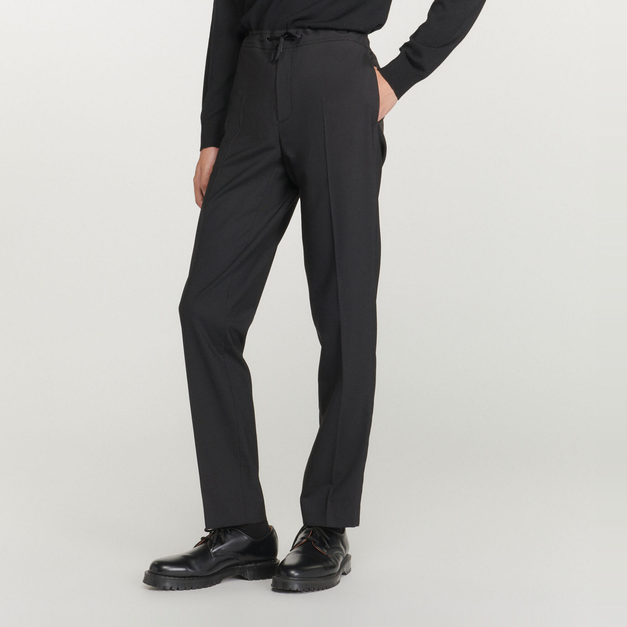 Trousers with elasticated waist