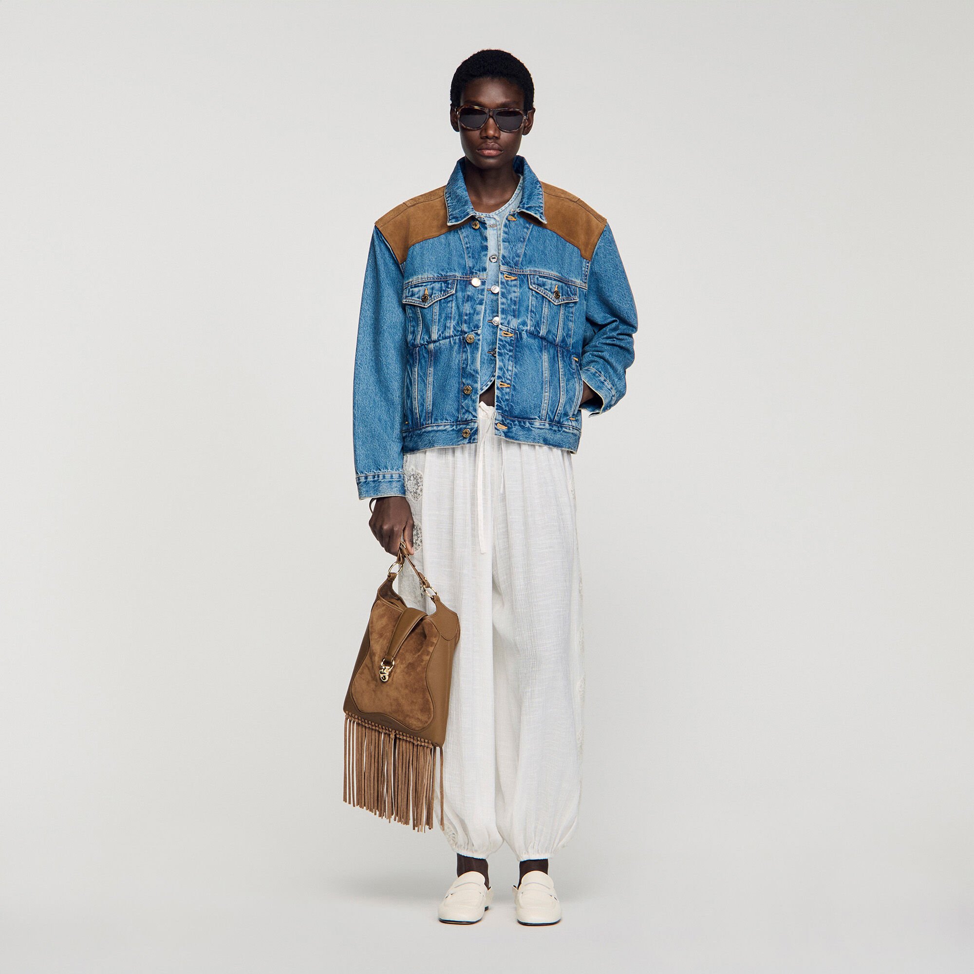 Spijkerjack en su&egrave;de