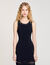 Jurk tricot met franjes