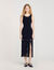 Jurk tricot met franjes