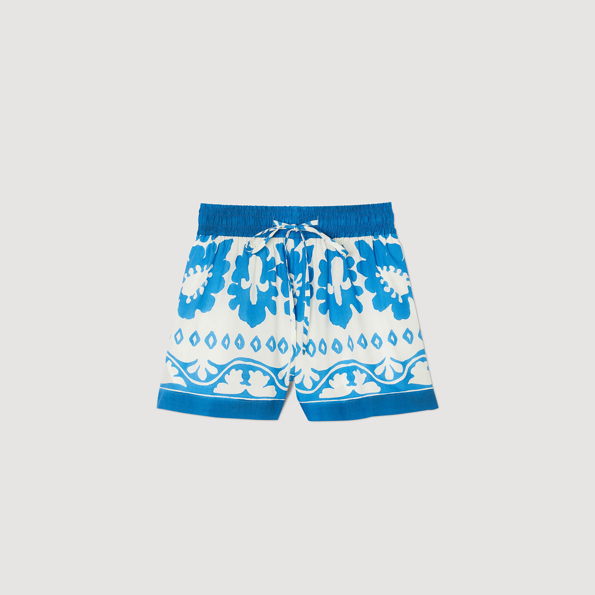 Short wijd met print