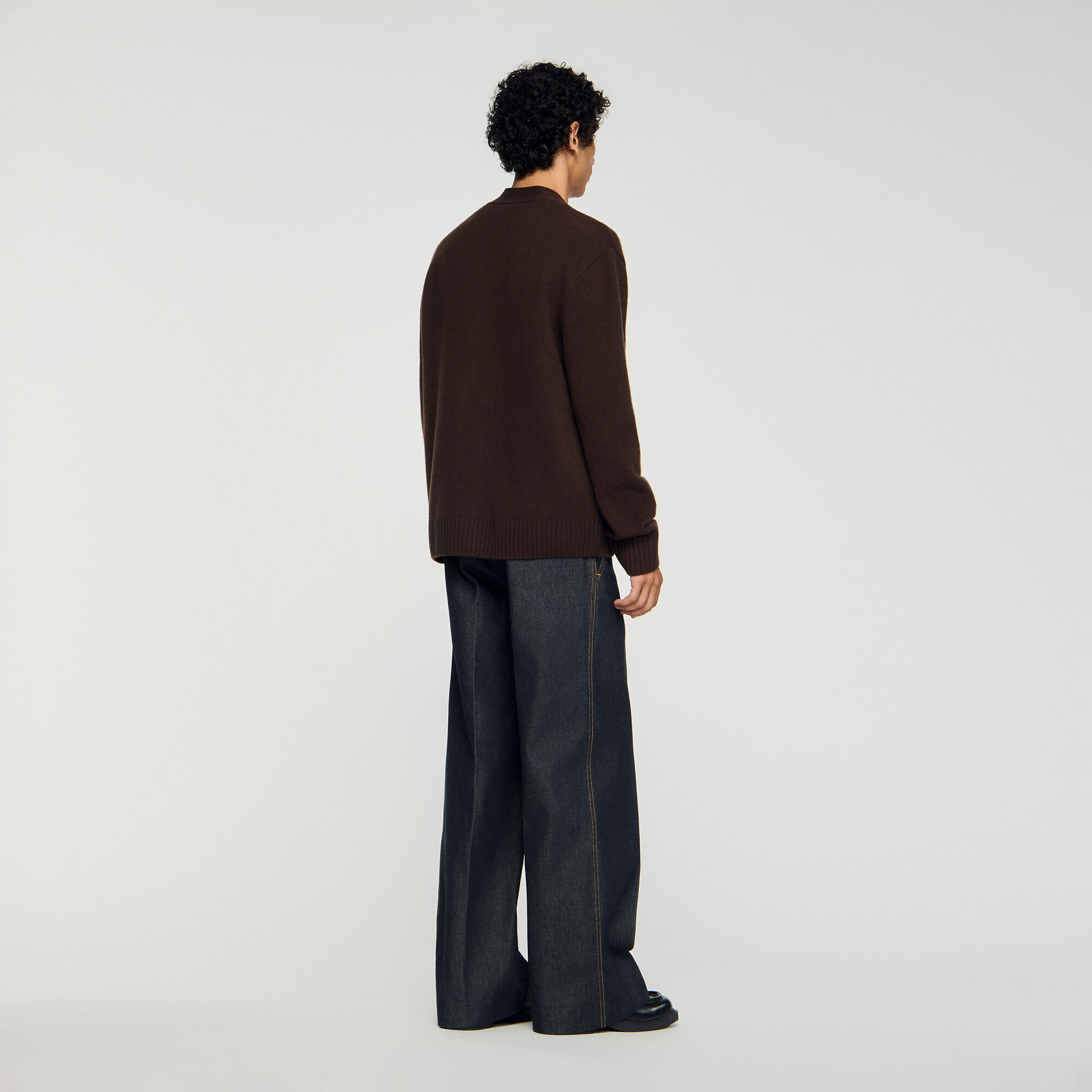 Cardigan vest bloemenmotief - Man | Sandro