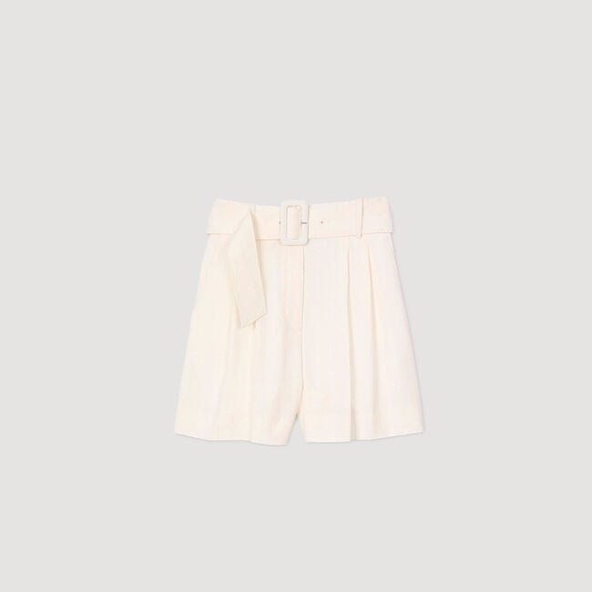 Short hoge taille met pailletten
