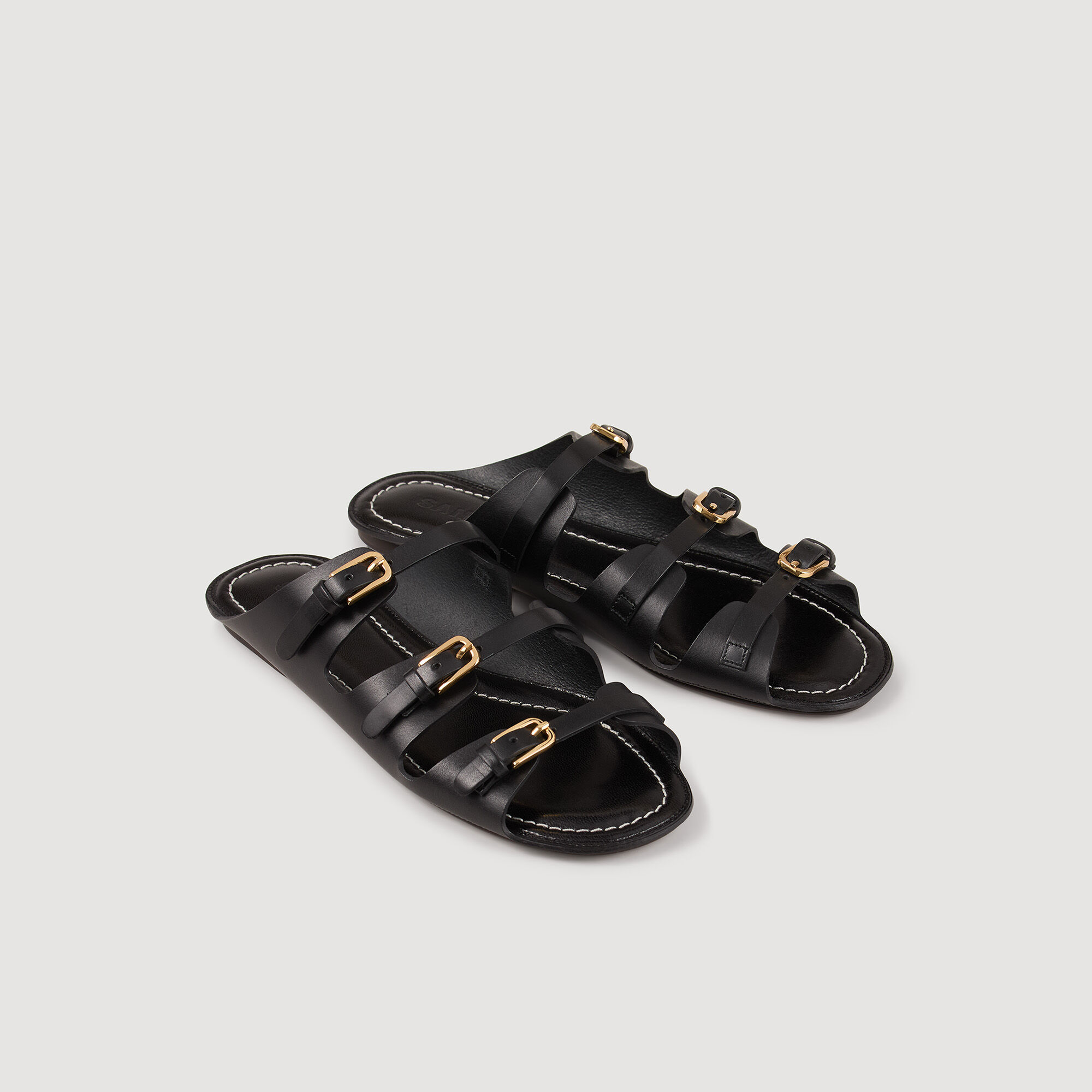 Leren sandalen