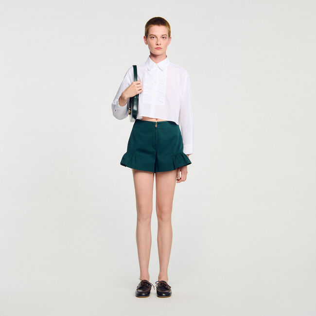 Short met volants
