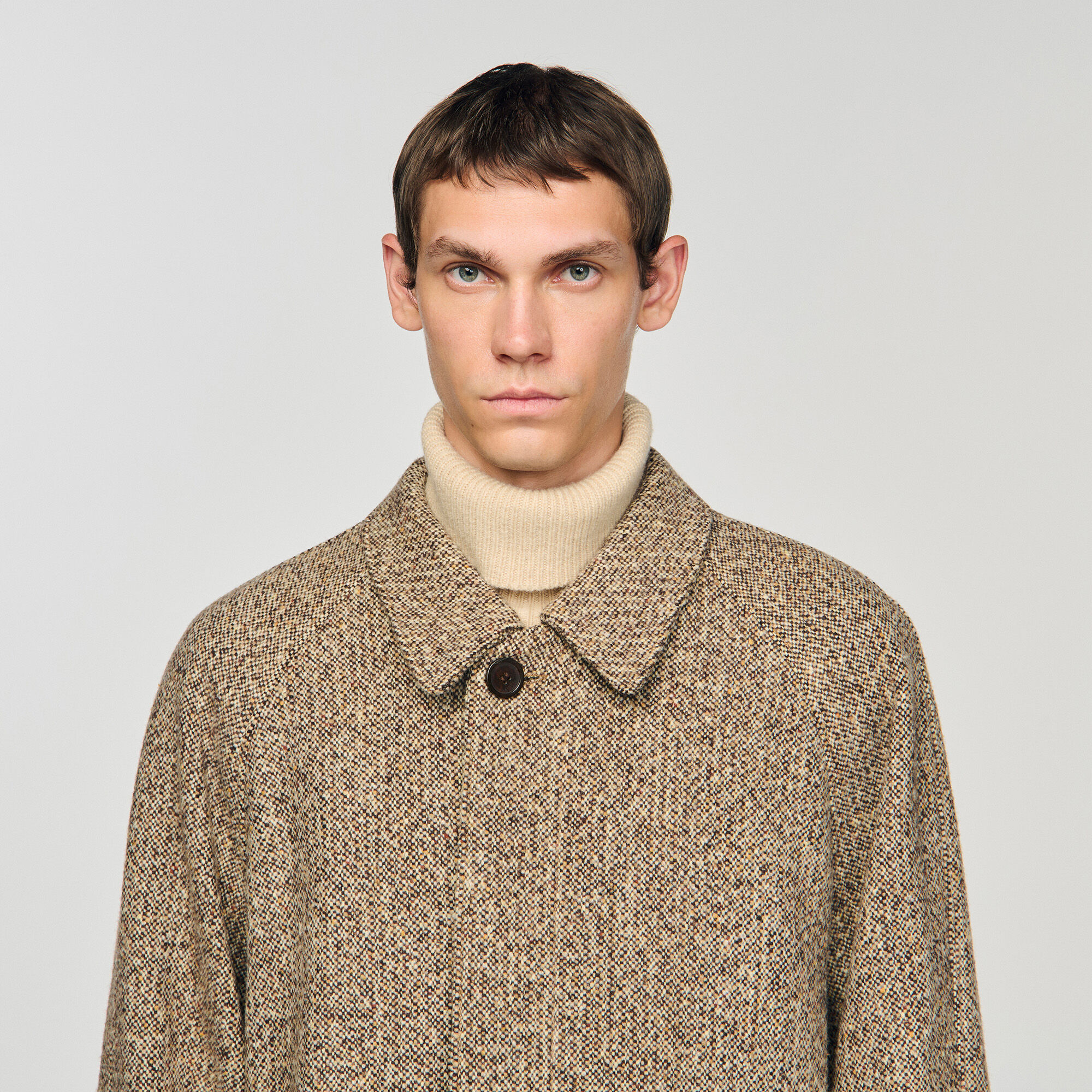 Oversized wollen jas