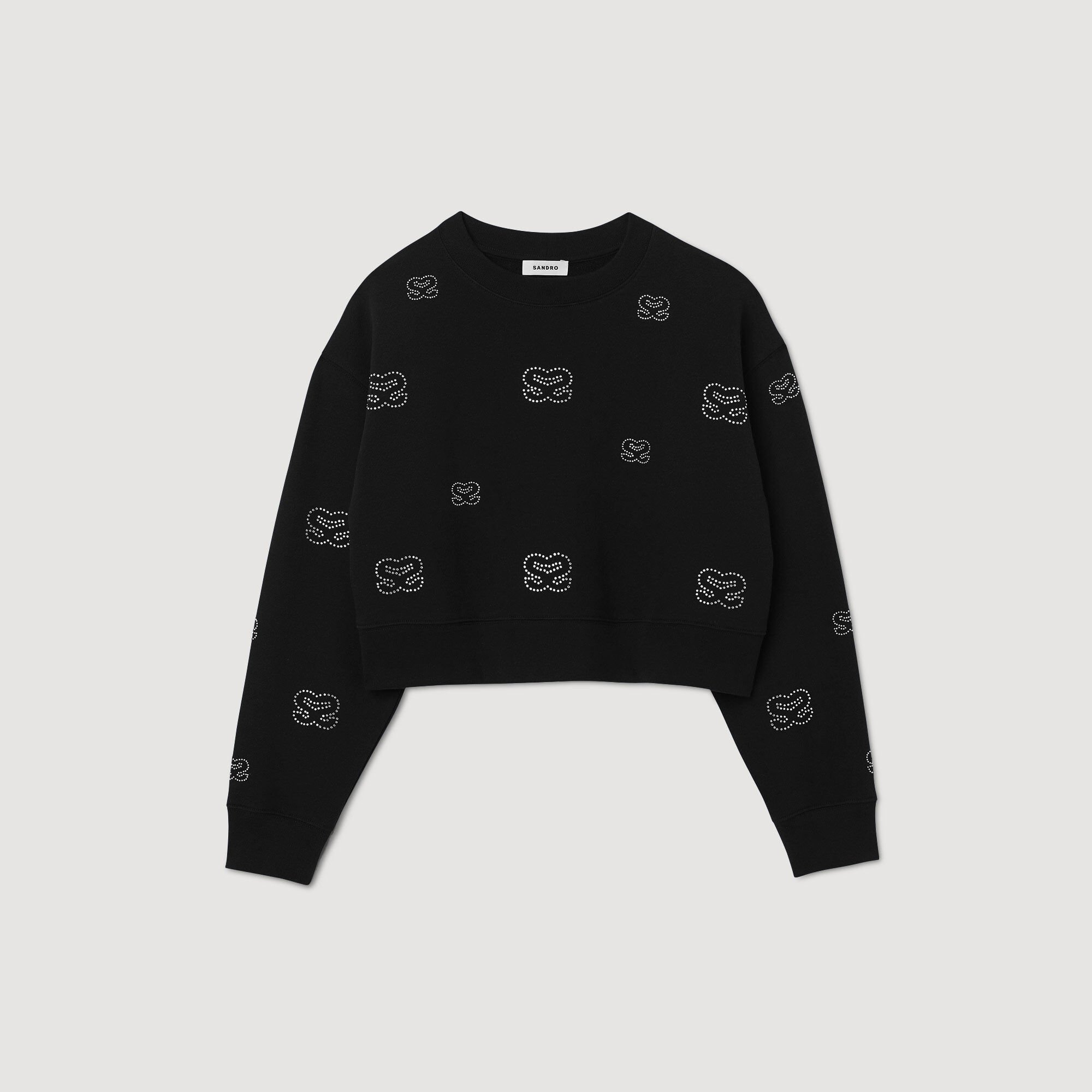 Kort sweatshirt dubbele S