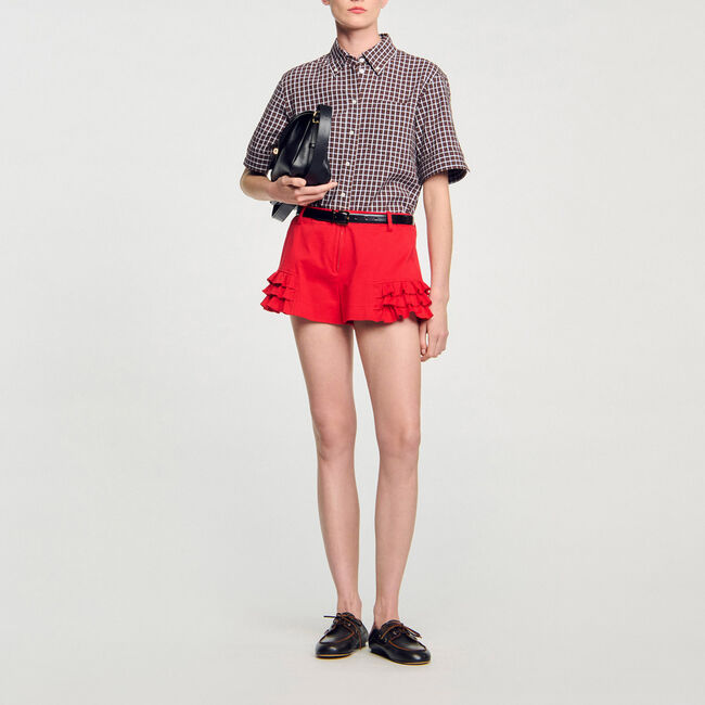 Short met volants - Vrouw | Sandro