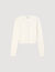 Kort ribgebreid vest