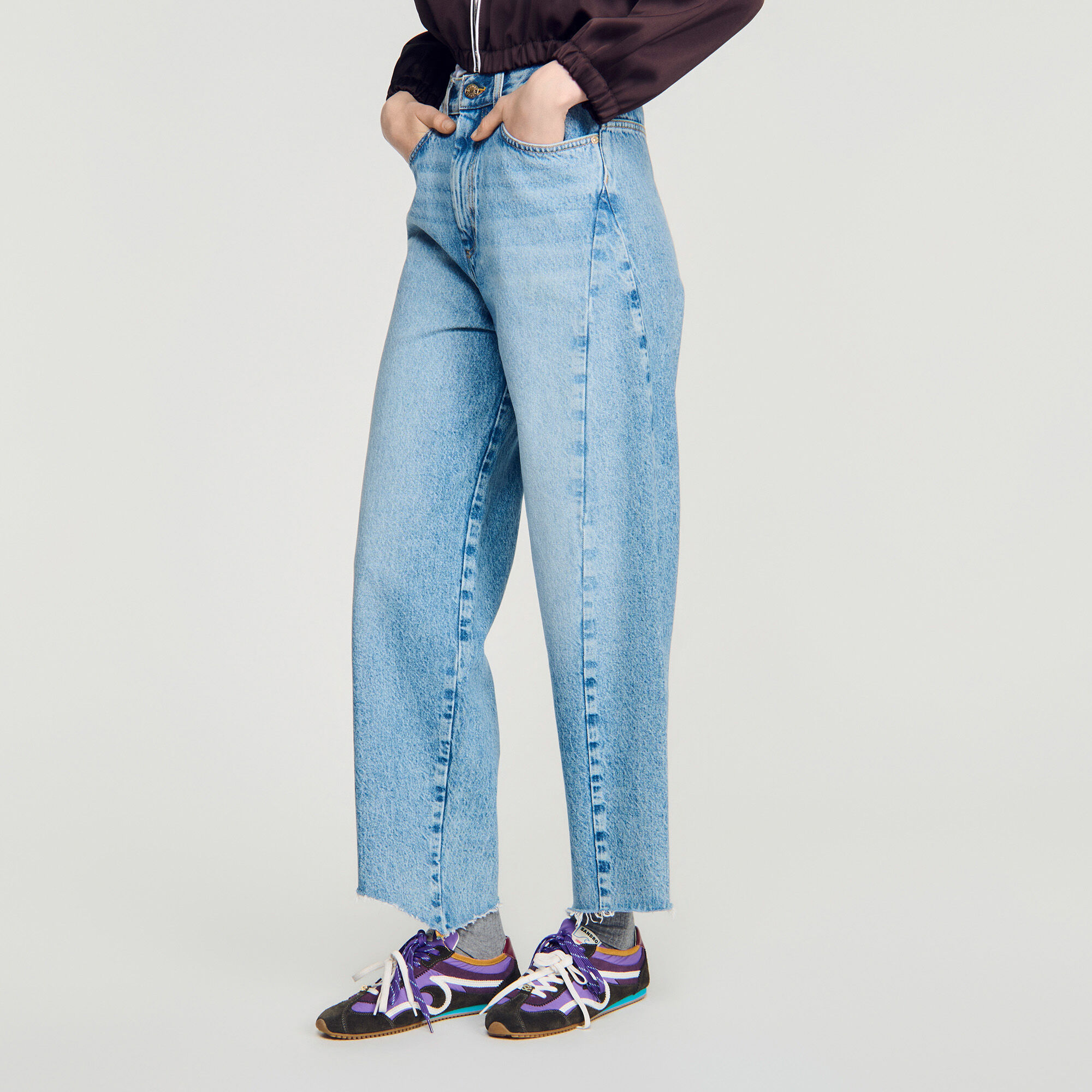 Sneakers Light Wave materiaalmix - Vrouw | Sandro
