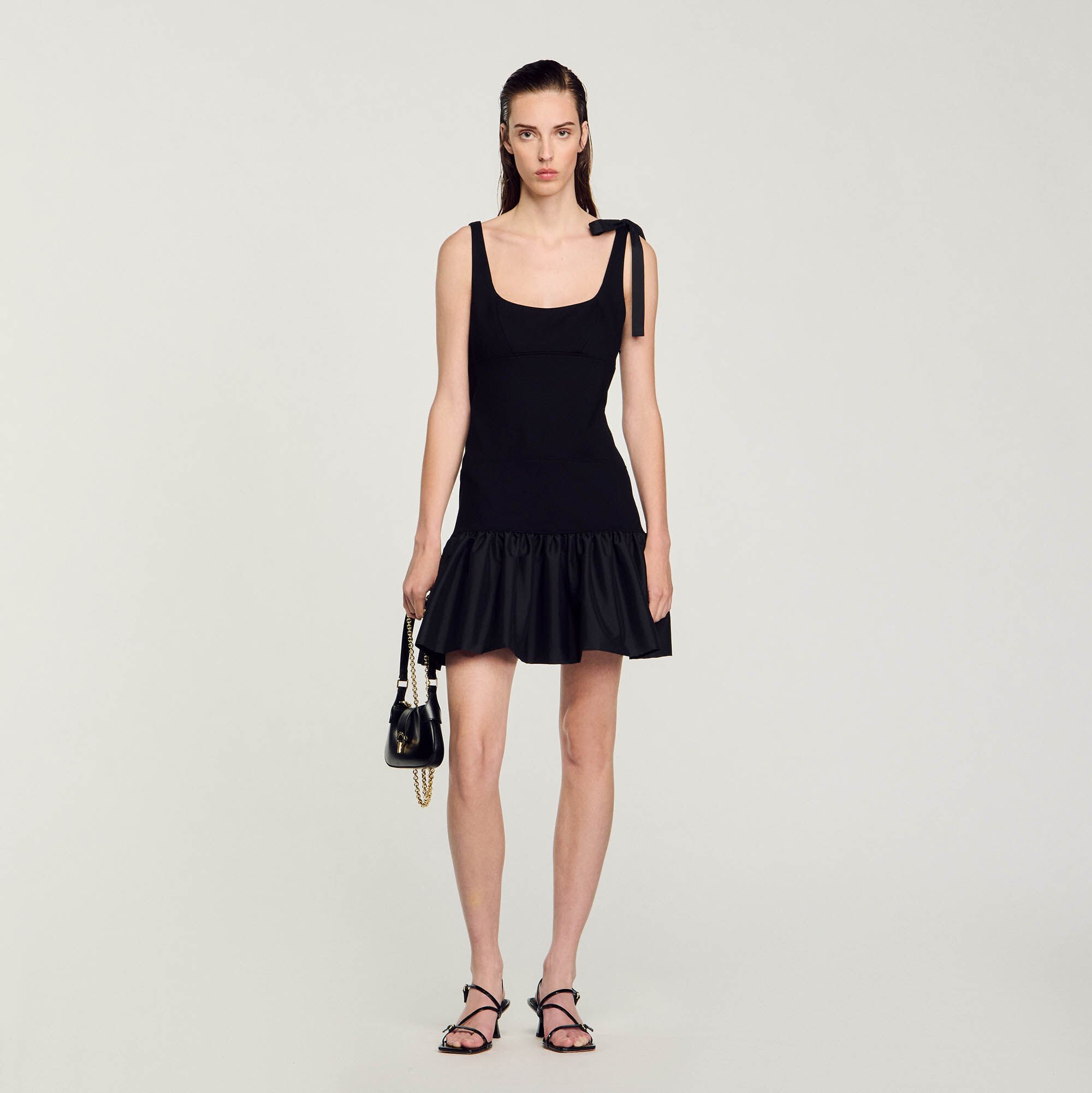 Sandro jurk zwart outlet