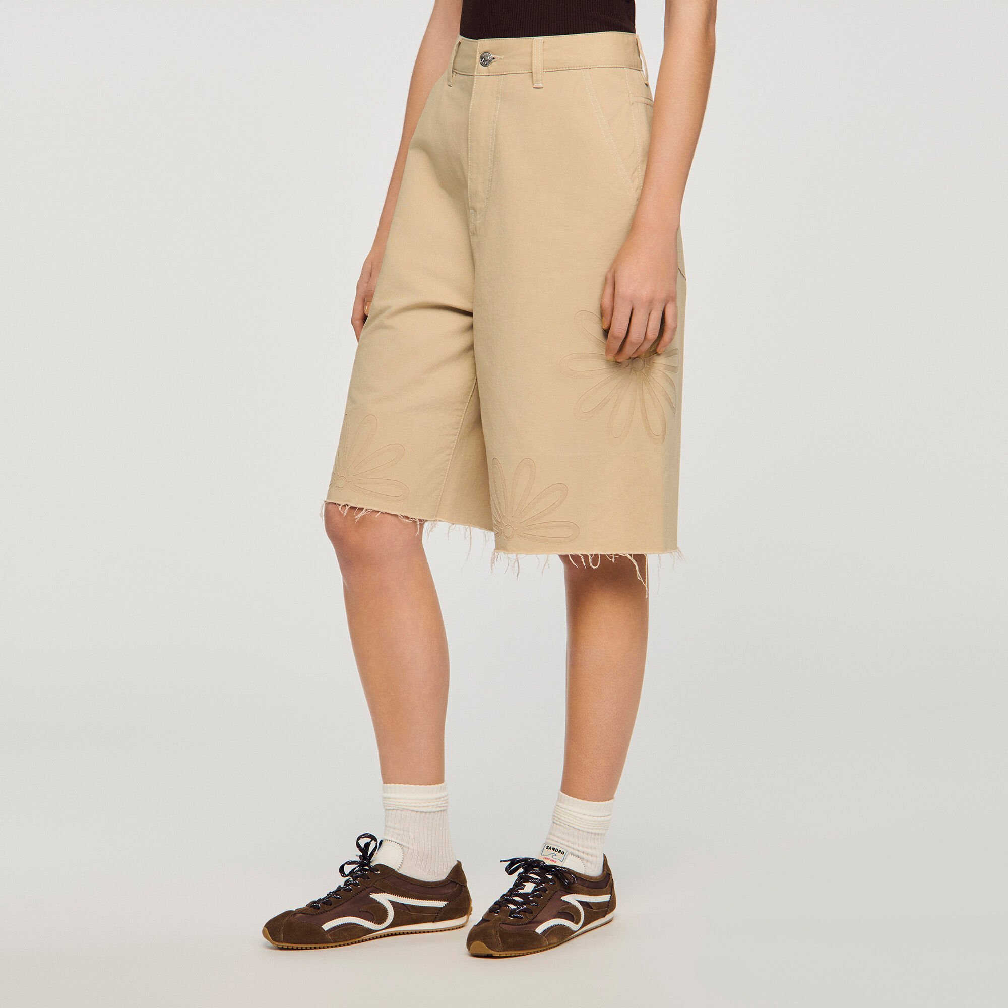 Light Wave sneakers van su&egrave;de leer