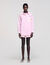 Overhemdblouse gestreept met stras