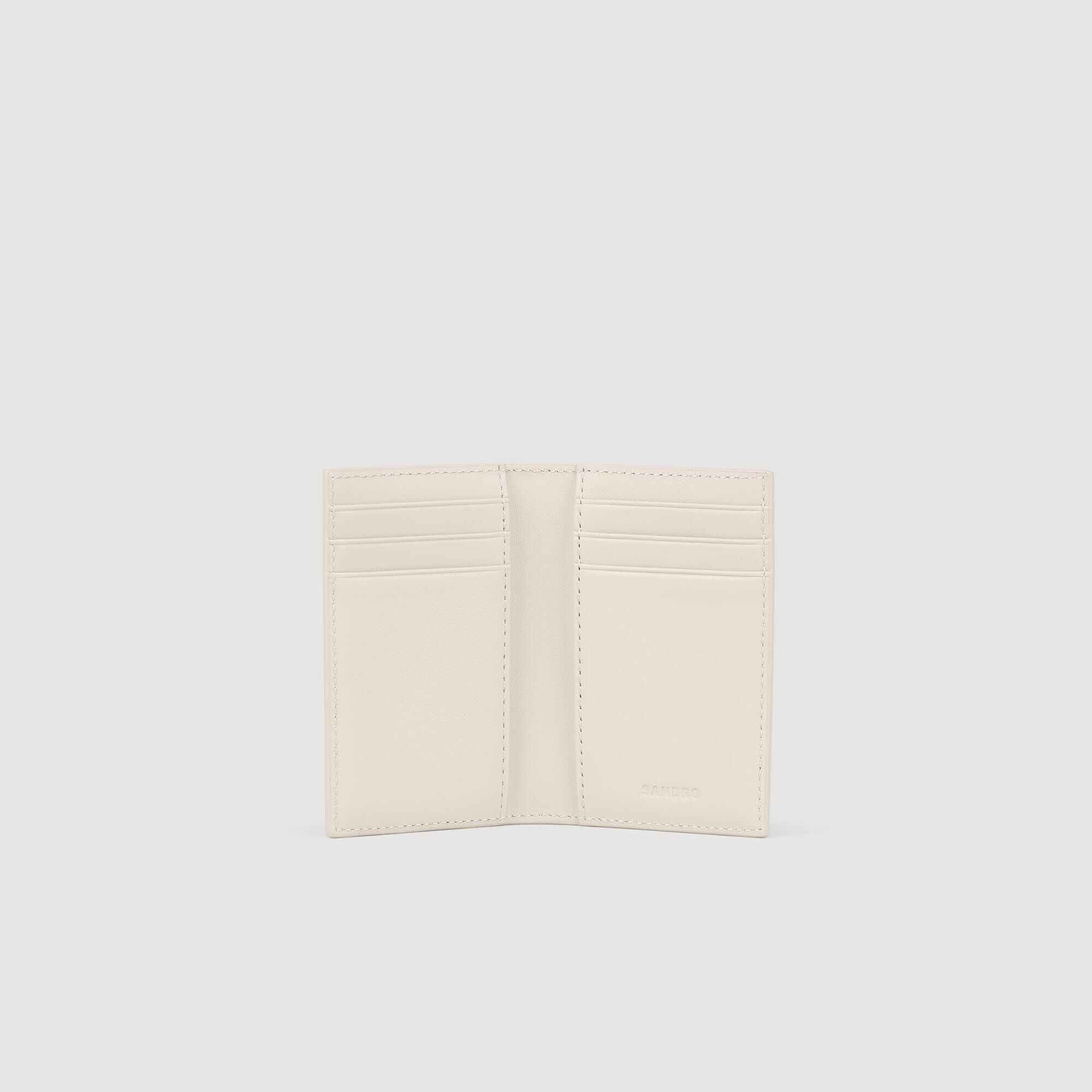 Leren portefeuille gereconstrueerd leer