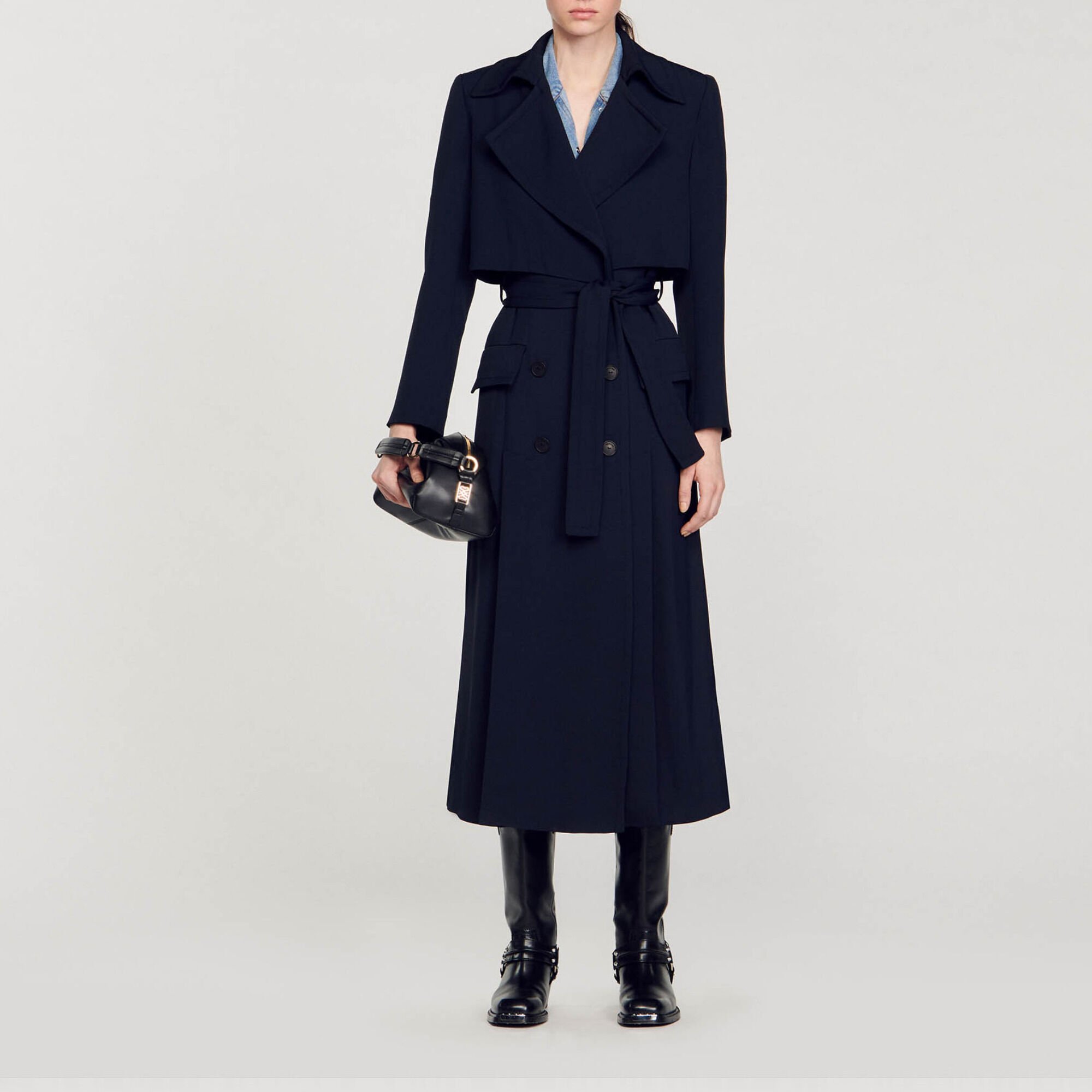 Lange trenchcoat