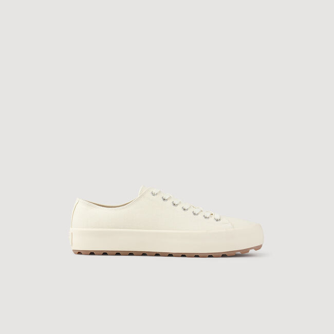 Sneakers laag canvas - Man | Sandro