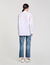 Overhemdblouse van popeline