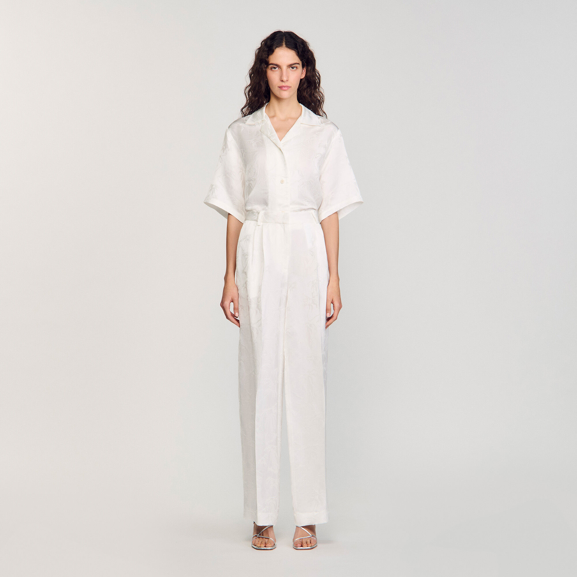 Pantalon jacquard Bloem