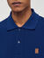 Poloshirt met leren logo