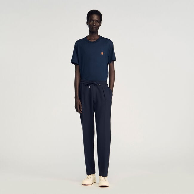 Pantalon recht elastische taille