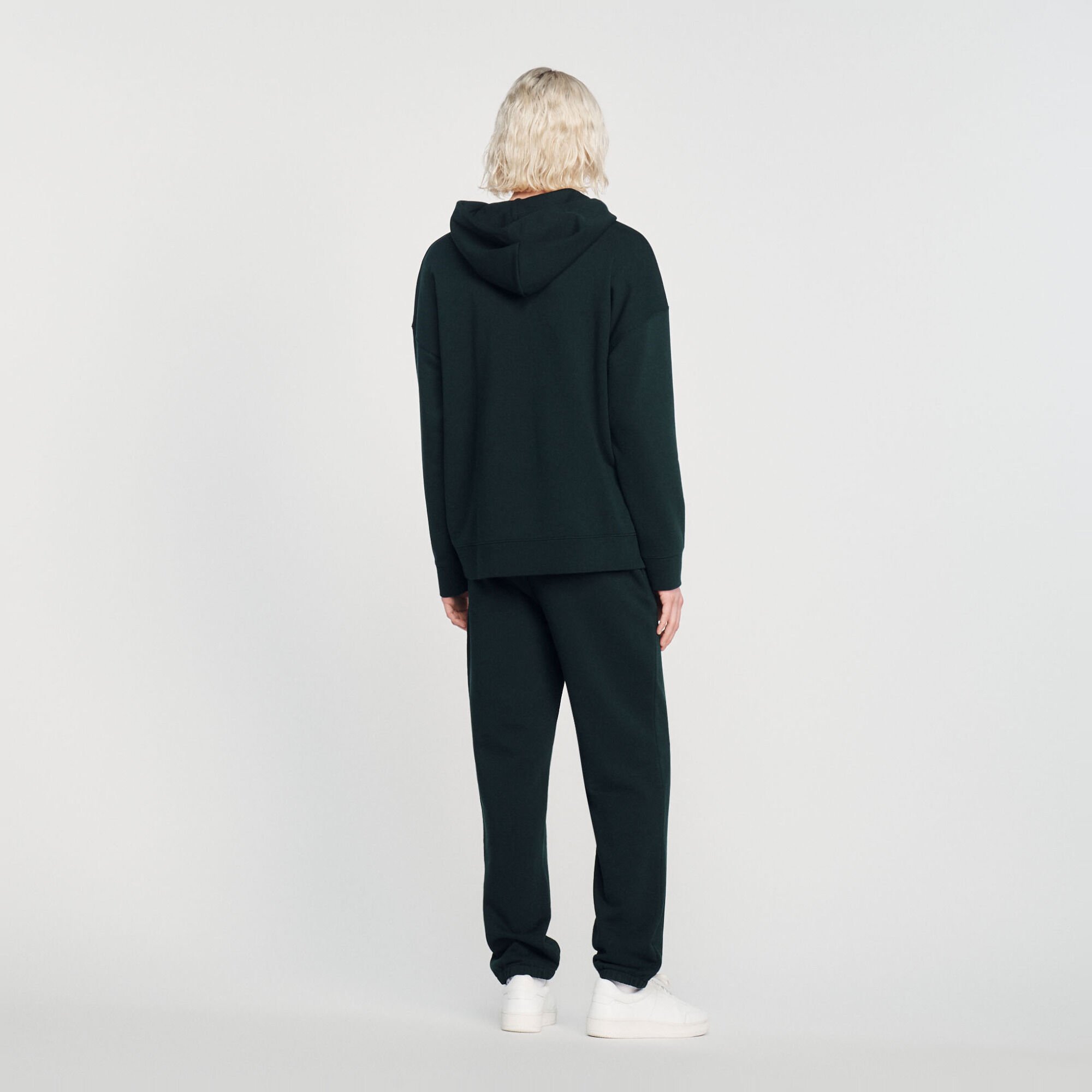 Oversized hoody met logo