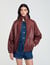 Leren jack oversized