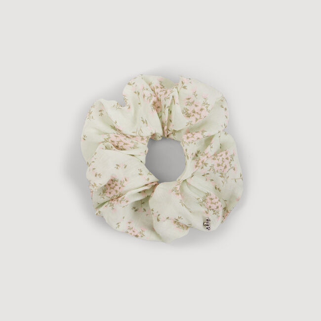 Scrunchie met bloemenprint