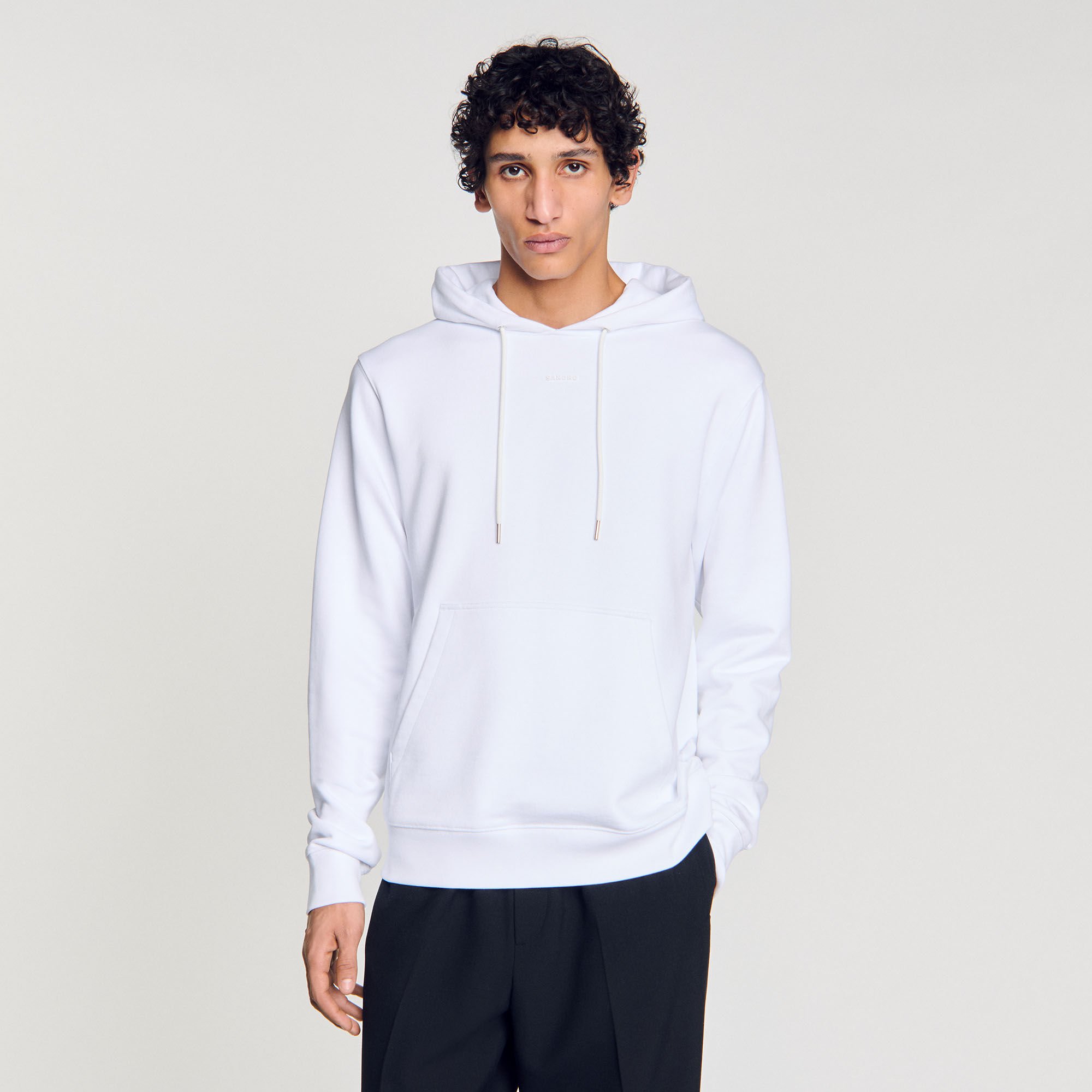 Hoodie met capuchon logo