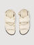 Sandalen van glad lamsleer