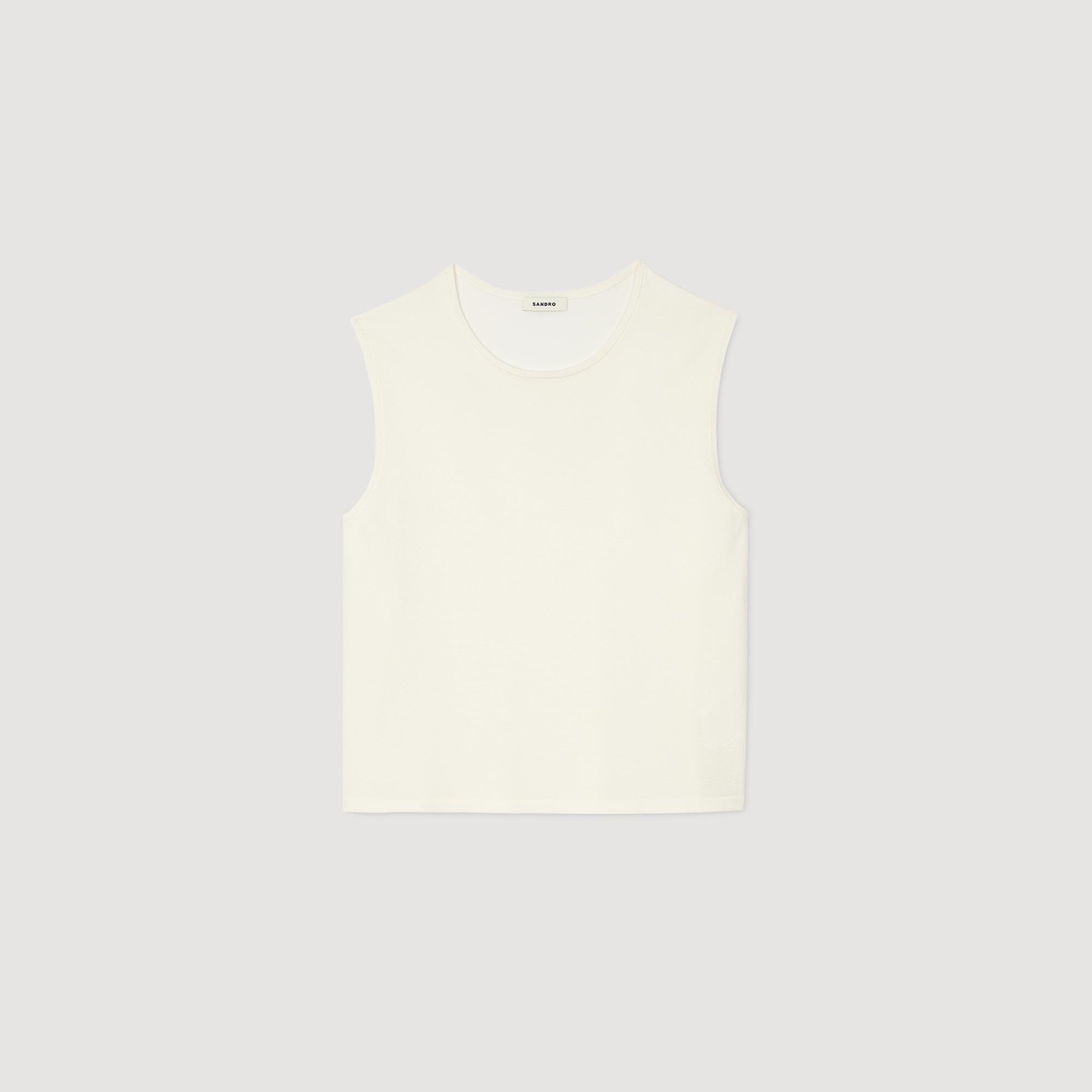 Tanktop fijngebreid