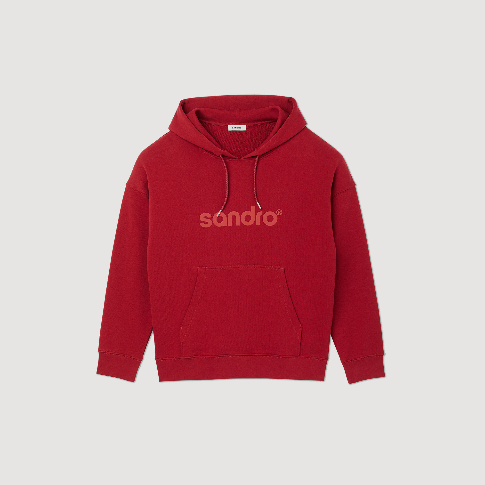 Oversized hoody met logo