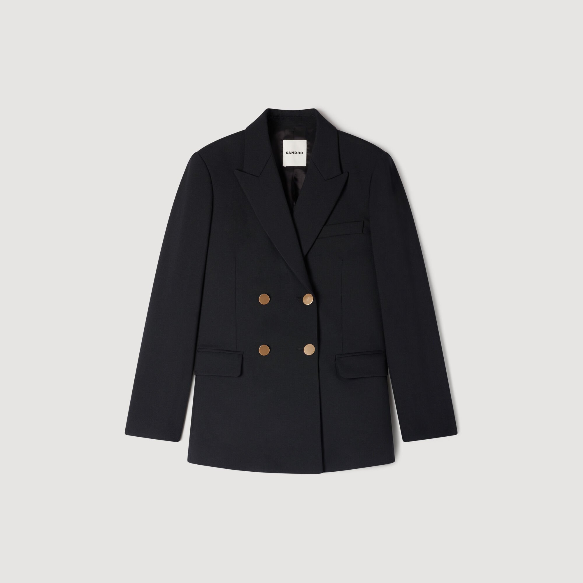 Getailleerde blazer van wol
