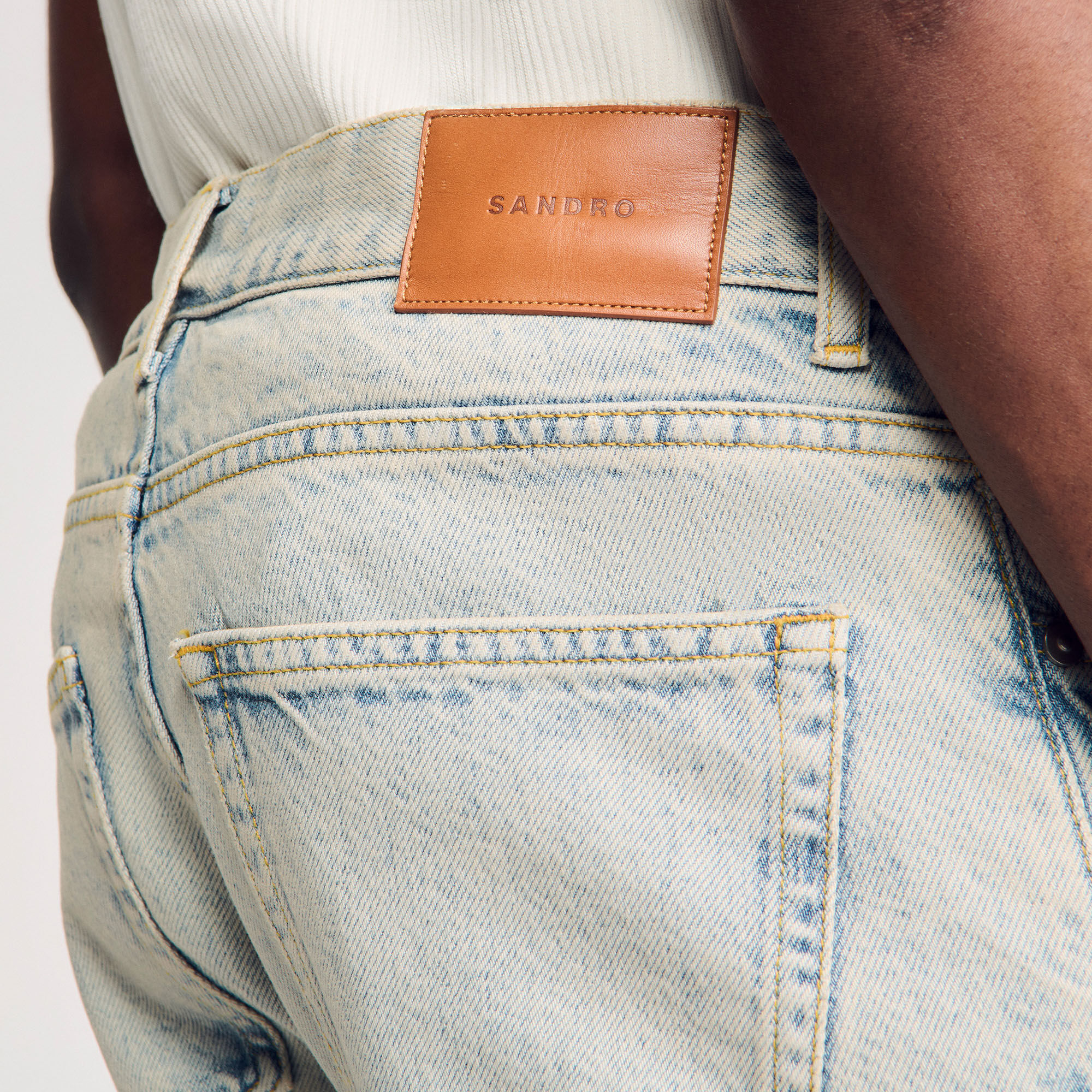 Jeans regular fit stone washed