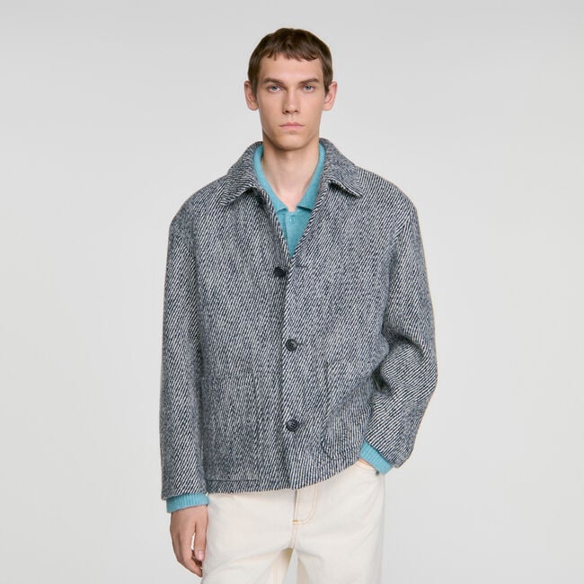 Workerjack gem&ecirc;leerde look - Man | Sandro