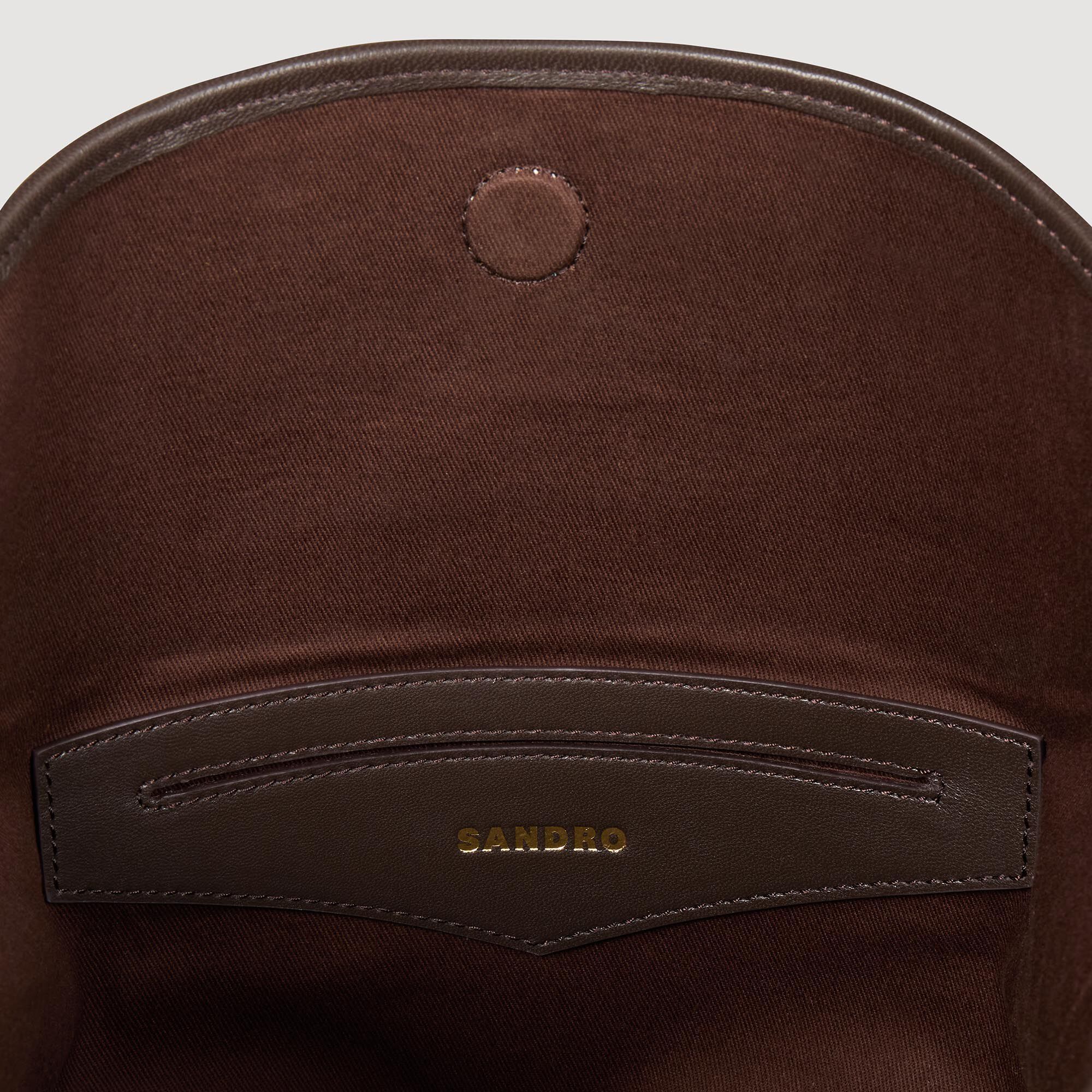 Tas bucket bag leer en suède TANGOSO
