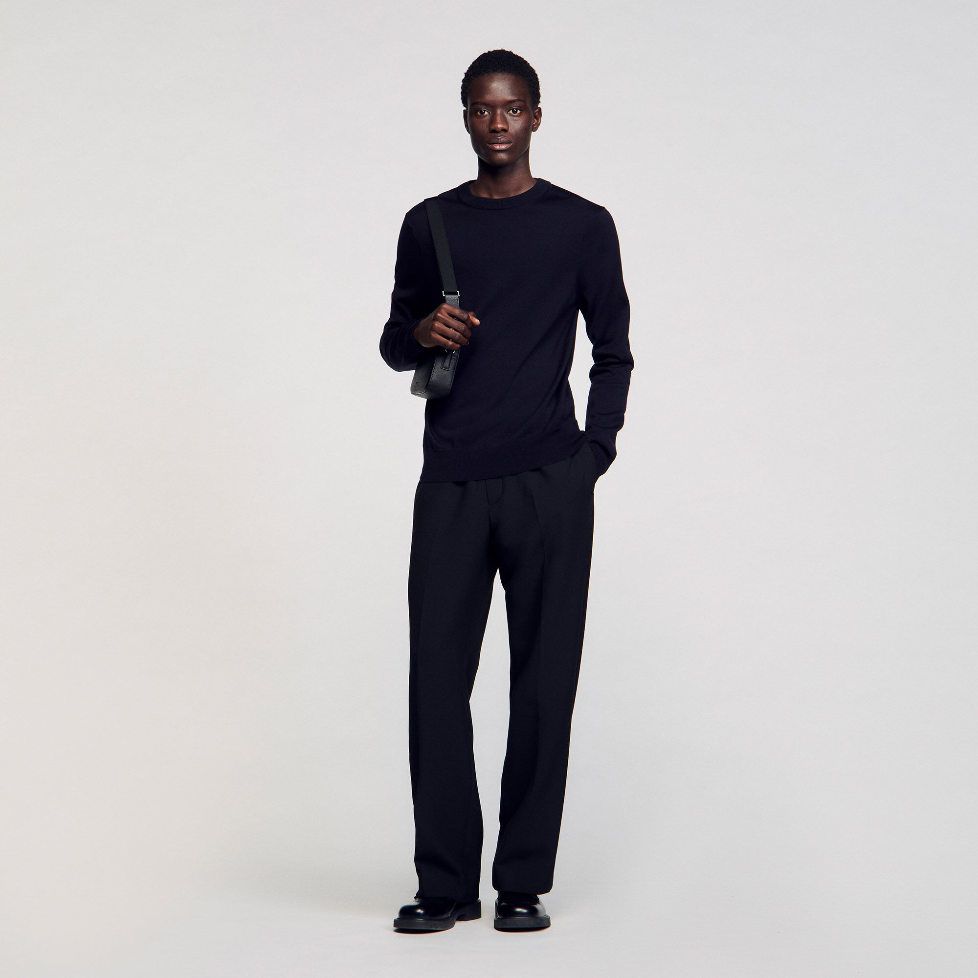 Fine knit wool sweater
