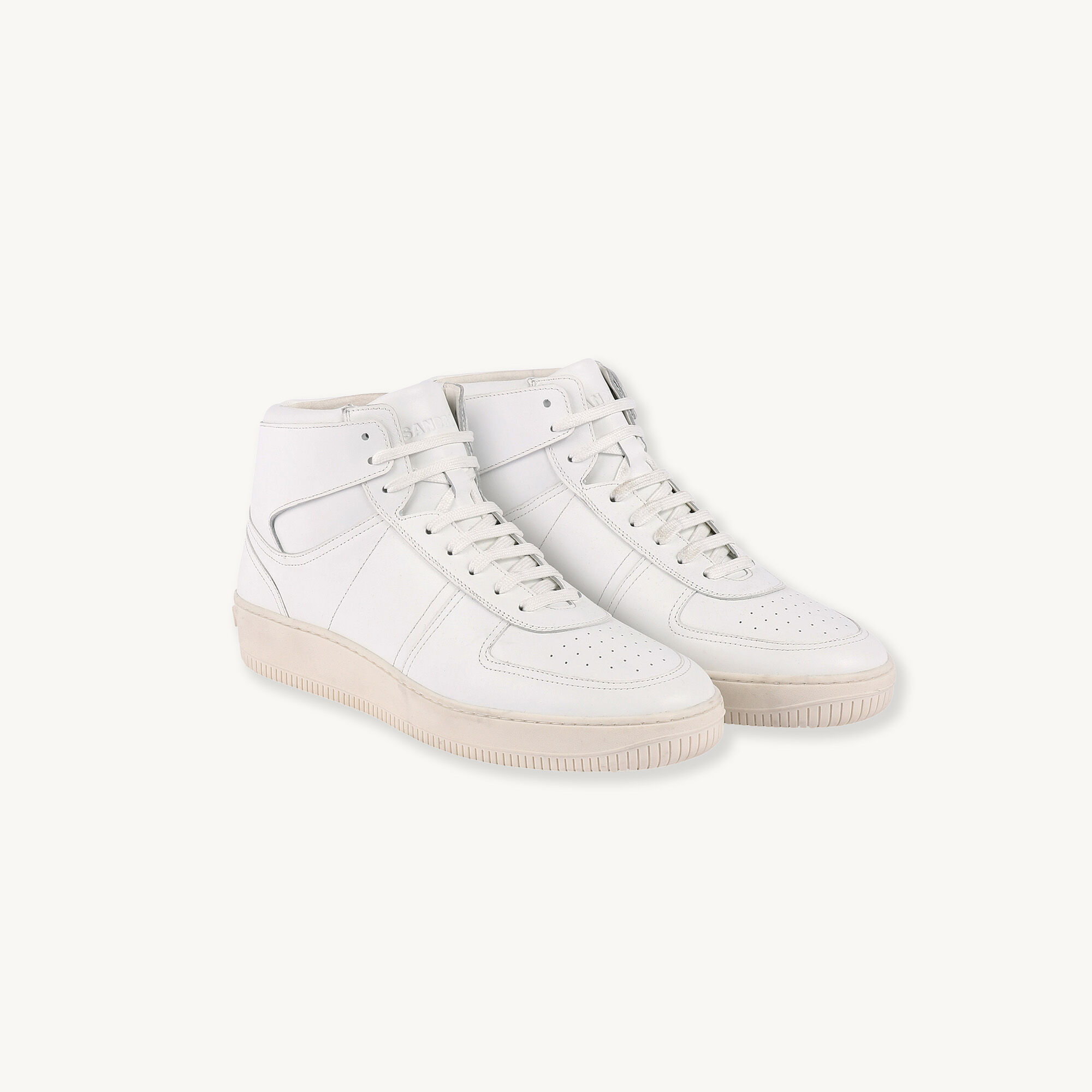 Hoge sneakers van leer