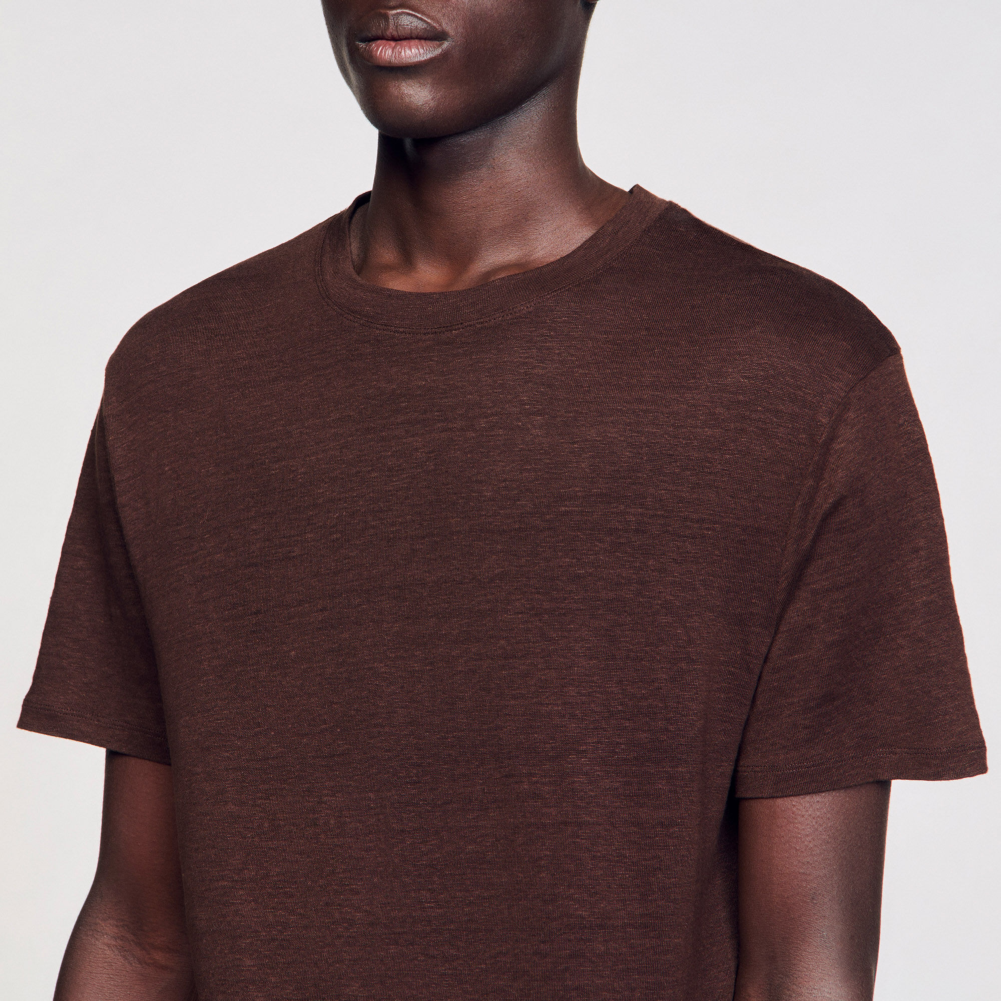 T-shirt van linnen