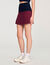 Korte geplooide bicolor rok